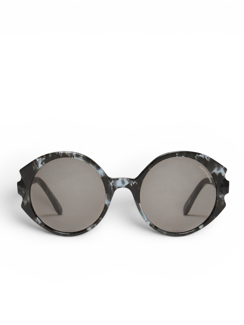 OLIVER GOLDSMITH Handmade ‘Circle Line’ Sunglasses in Rain